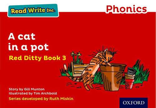 Book cover of A Cat In A Pot: Red Ditty Book 3 (Read Write Inc. Phonics:  (PDF))