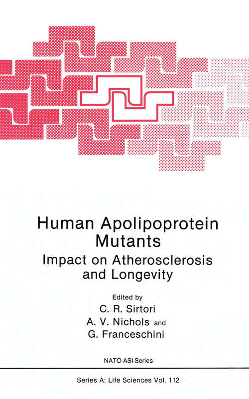 Book cover of Human Apolipoprotein Mutants: Impact on Atherosclerosis and Longevity (1986) (NATO Science Series A: #112)