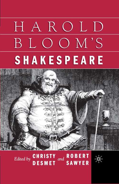 Book cover of Harold Bloom's Shakespeare (1st ed. 2001)