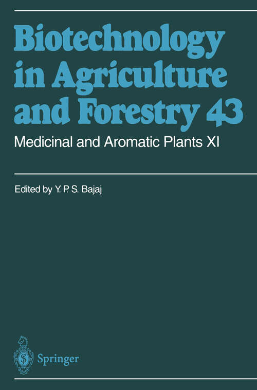 Book cover of Medicinal and Aromatic Plants XI (1999) (Biotechnology in Agriculture and Forestry #43)