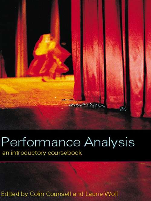 Book cover of Performance Analysis: An Introductory Coursebook