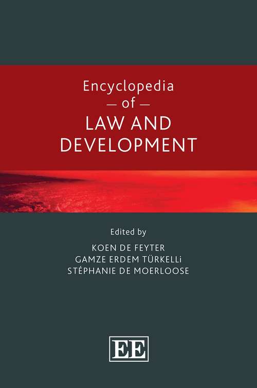 Book cover of Encyclopedia of Law and Development