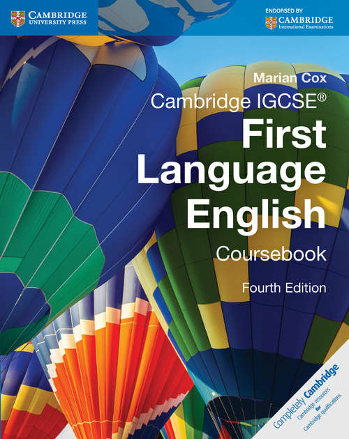 Book cover of Cambridge IGCSE® First Language English Coursebook (Fourth Edition) (PDF)