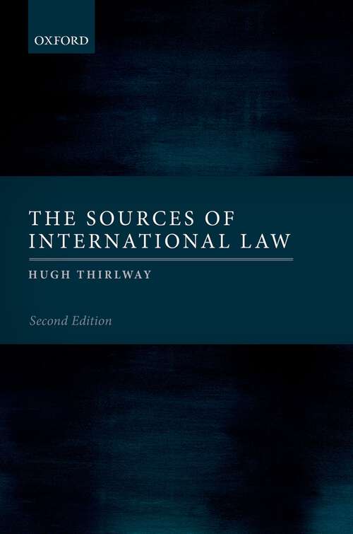 Book cover of The Sources of International Law