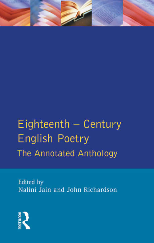 Book cover of Eighteenth Century English Poetry