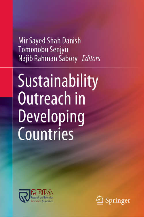 Book cover of Sustainability Outreach in Developing Countries (1st ed. 2021)