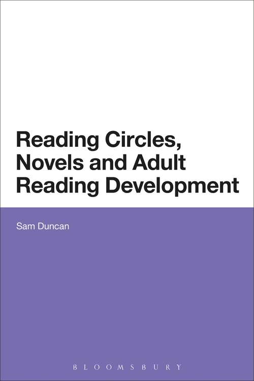 Book cover of Reading Circles, Novels and Adult Reading Development