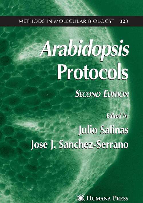 Book cover of Arabidopsis Protocols, 2nd Edition (2nd ed. 2006) (Methods in Molecular Biology #323)