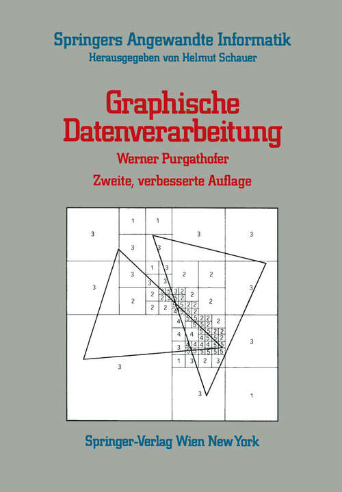 Book cover of Graphische Datenverarbeitung (2. Aufl. 1986) (Springers Angewandte Informatik)