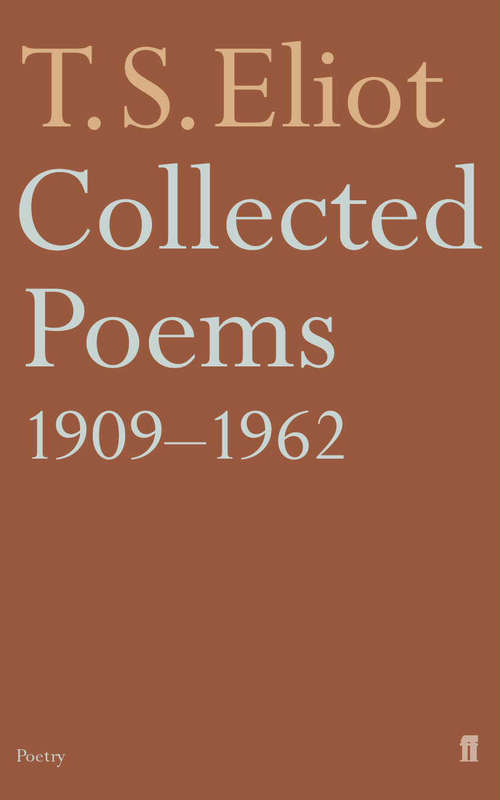 Book cover of Collected Poems 1909-1962 (Main)