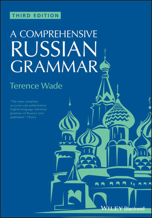 Book cover of A Comprehensive Russian Grammar (3) (Blackwell Reference Grammars)