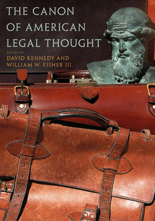 Book cover of The Canon of American Legal Thought (PDF)