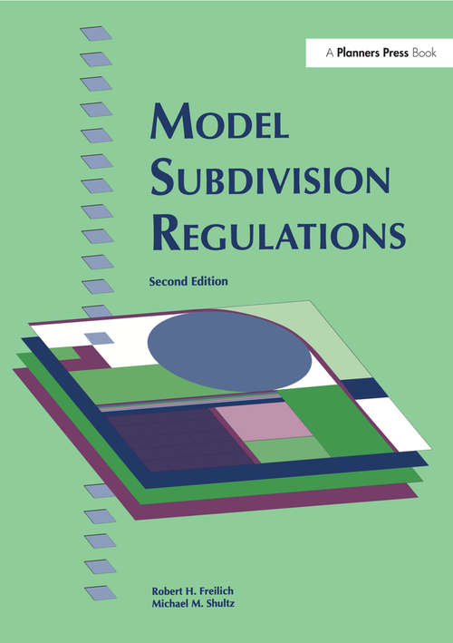 Book cover of Model Subdivision Regulations