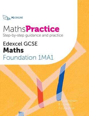 Book cover of Maths Practice Edexcel GCSE Maths Foundation 1ma1