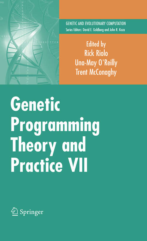 Book cover of Genetic Programming Theory and Practice VII (2010) (Genetic and Evolutionary Computation)
