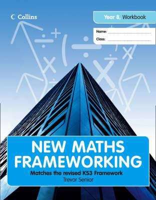 Book cover of New Maths Frameworking - Year 8 Workbook (PDF)