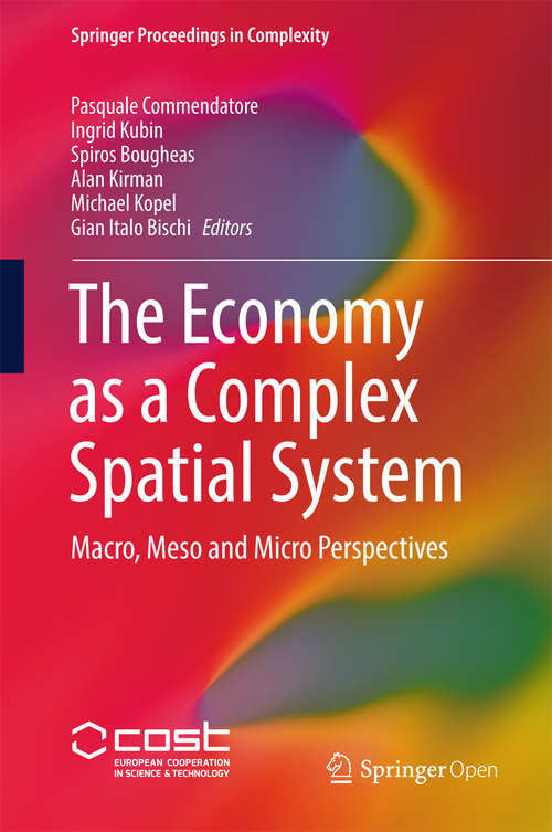 Book cover of The Economy as a Complex Spatial System: Macro, Meso and Micro Perspectives (Springer Proceedings in Complexity)