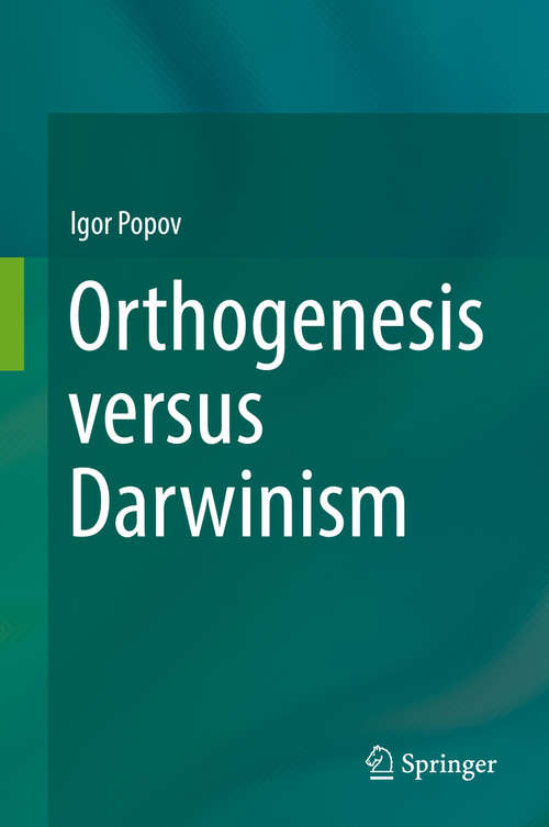 Book cover of Orthogenesis versus Darwinism