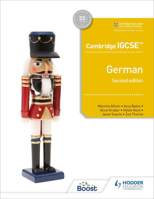 Book cover of Cambridge IGCSE™ German Student Book Second Edition
