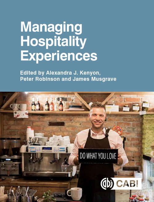 Book cover of Managing Hospitality Experiences