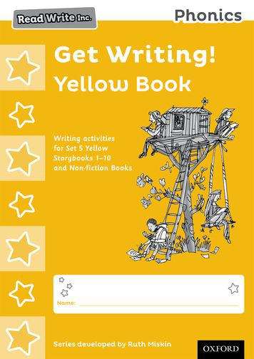 Book cover of Read Write Inc. Phonics: Get Writing! Yellow Book (PDF)