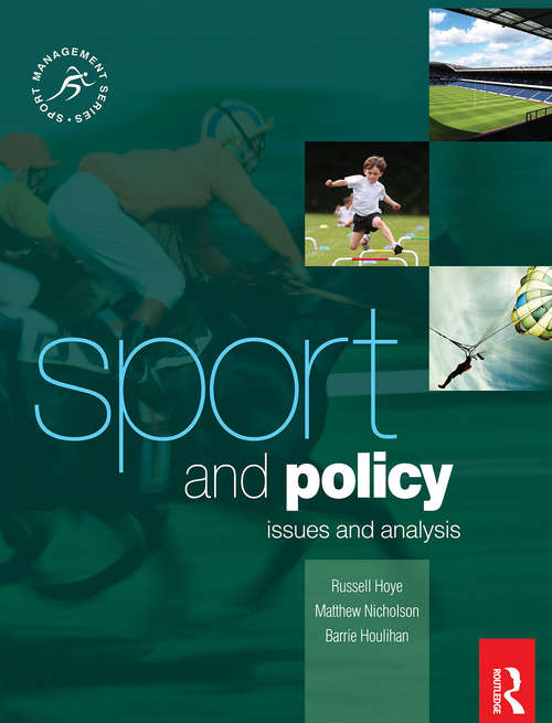 Book cover of Sport and Policy