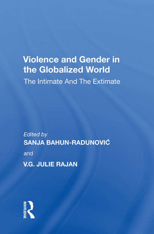 Book cover of Violence and Gender in the Globalized World: The Intimate and the Extimate