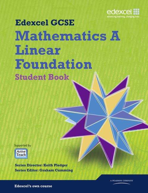 Book cover of Edexcel GCSE Mathematics A: student book (PDF)