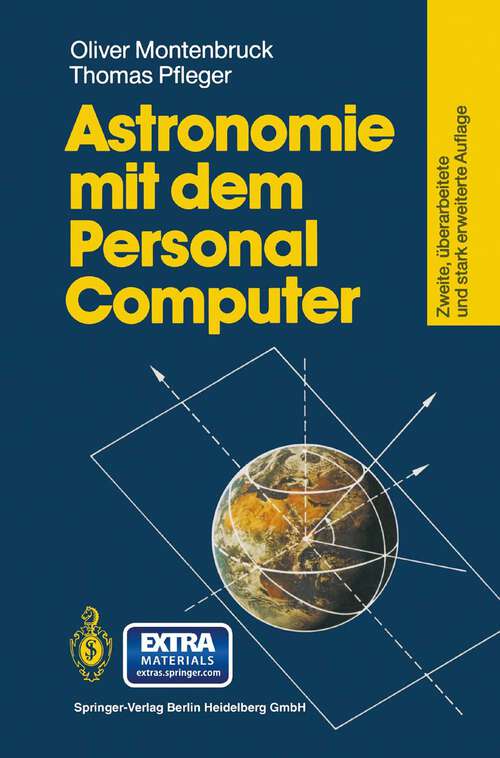 Book cover of Astronomie mit dem Personal Computer (2. Aufl. 1994)