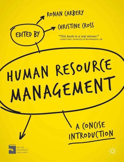Book cover of Human Resource Management: A Concise Introduction