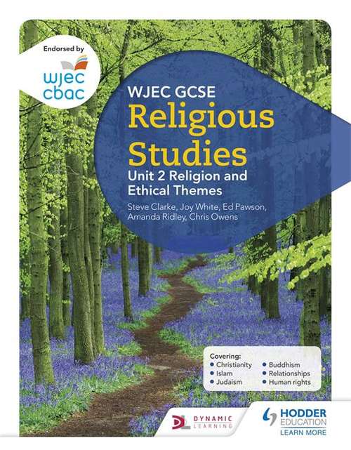 Book cover of WJEC GCSE Religious Studies: Unit 2 Religion and Ethical Themes (PDF)
