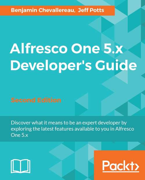 Book cover of Alfresco One 5.x Developer's Guide - Second Edition