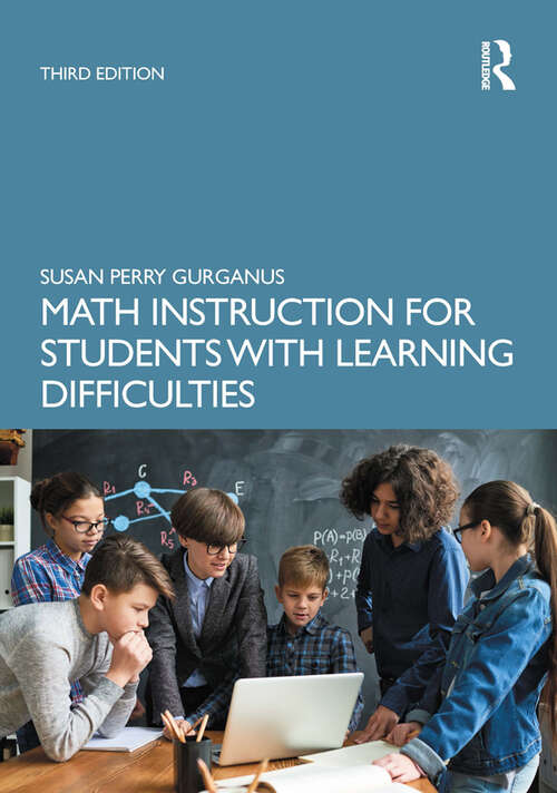 Book cover of Math Instruction for Students with Learning Difficulties (3)