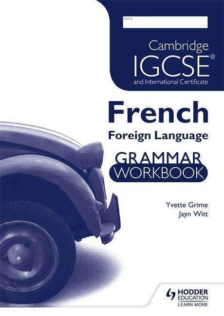 Book cover of Cambridge Igcse And International Certificate French Foreign Language (PDF)