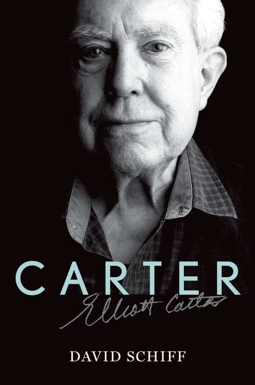 Book cover of Carter (Master Musicians Series)