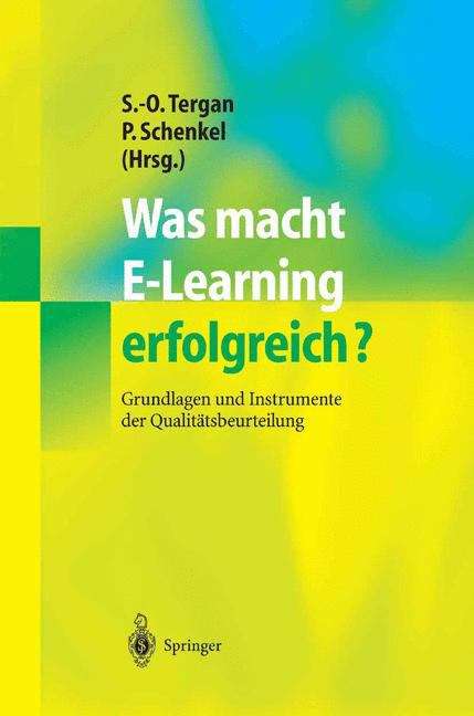 Book cover of Was macht E-Learning erfolgreich?: Grundlagen und Instrumente der Qualitätsbeurteilung (2004)