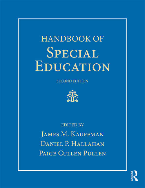 Book cover of Handbook of Special Education (2)