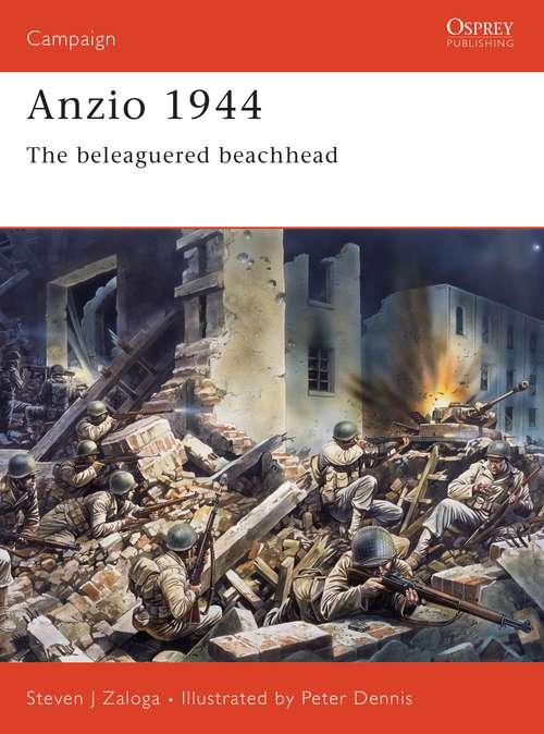 Book cover of Anzio 1944: The beleaguered beachhead (Campaign #155)