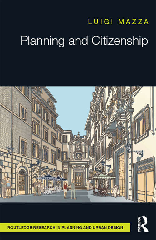 Book cover of Planning and Citizenship