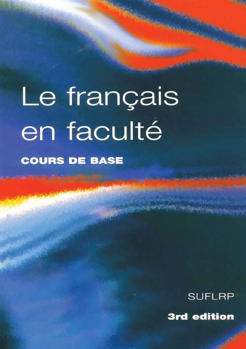 Book cover of Le Francais en Faculte