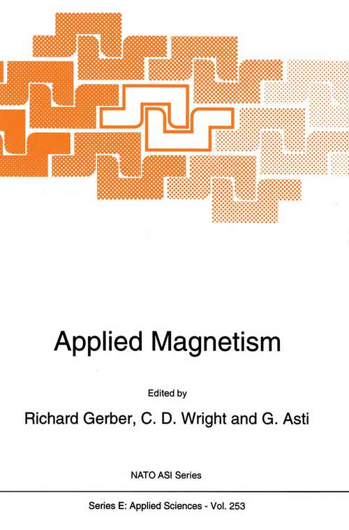 Book cover of Applied Magnetism (1994) (NATO Science Series E: #253)