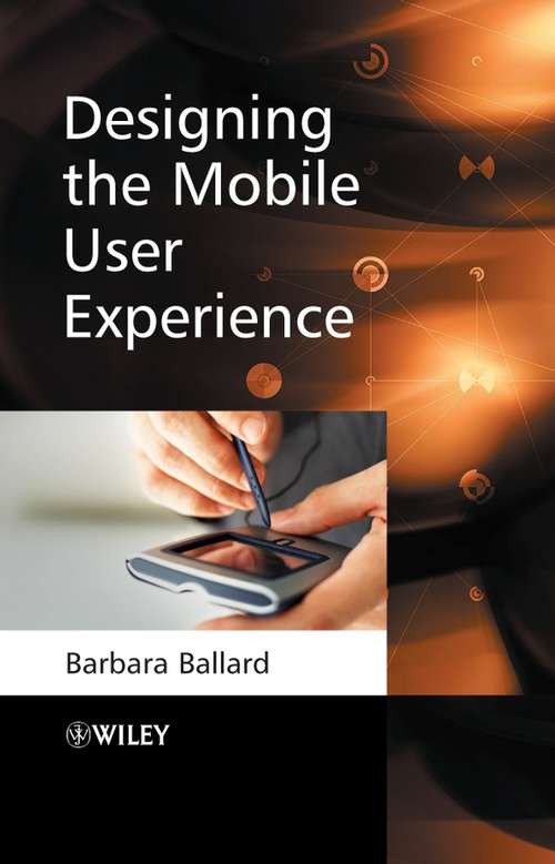 Book cover of Designing the Mobile User Experience