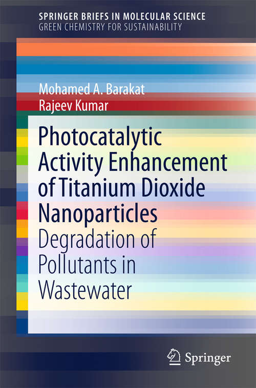 Book cover of Photocatalytic Activity Enhancement of Titanium Dioxide Nanoparticles: Degradation of Pollutants in Wastewater (1st ed. 2016) (SpringerBriefs in Molecular Science)
