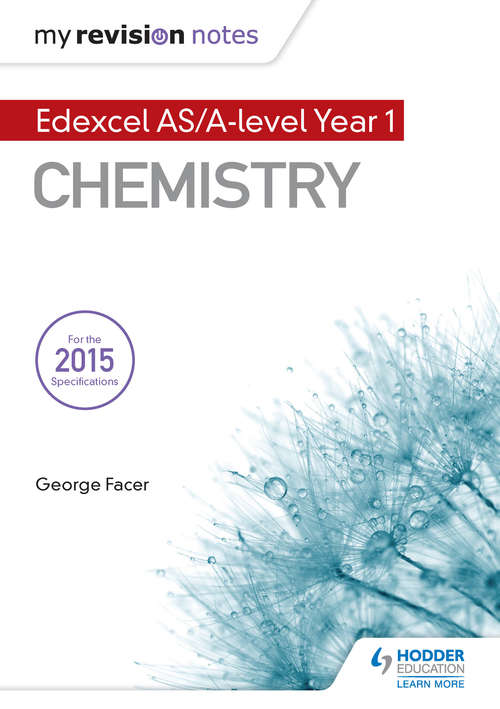 Book cover of My Revision Notes: Edexcel AS Chemistry (PDF)