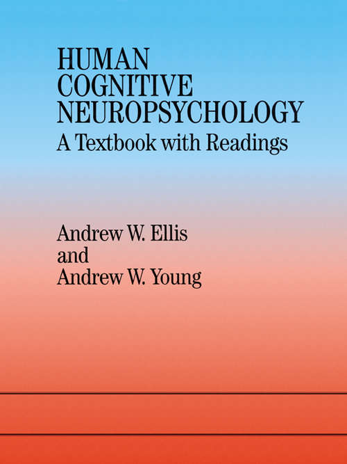 Book cover of Human Cognitive Neuropsychology: A Textbook With Readings