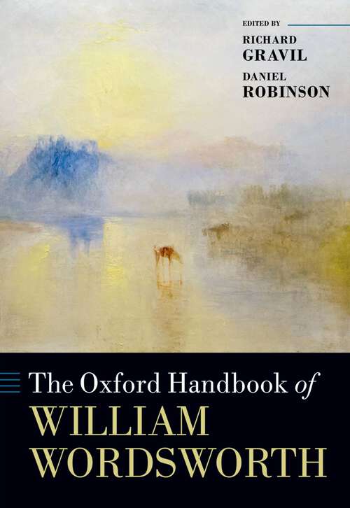 Book cover of The Oxford Handbook of William Wordsworth (Oxford Handbooks)