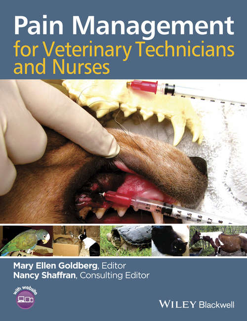 Book cover of Pain Management for Veterinary Technicians and Nurses