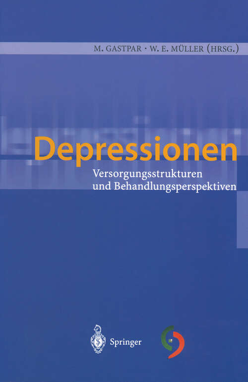 Book cover of Depressionen: Versorgungsstrukturen und Behandlungsperspektiven (2002)