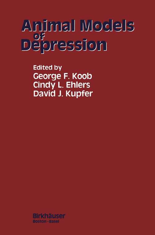 Book cover of Animal Models of Depression (1989)