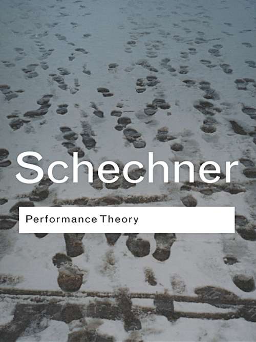 Book cover of Performance Theory